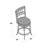Amerah Swivel Upholstered Counter Stool with Solid Wood Frame-161786968-176014567-221391097