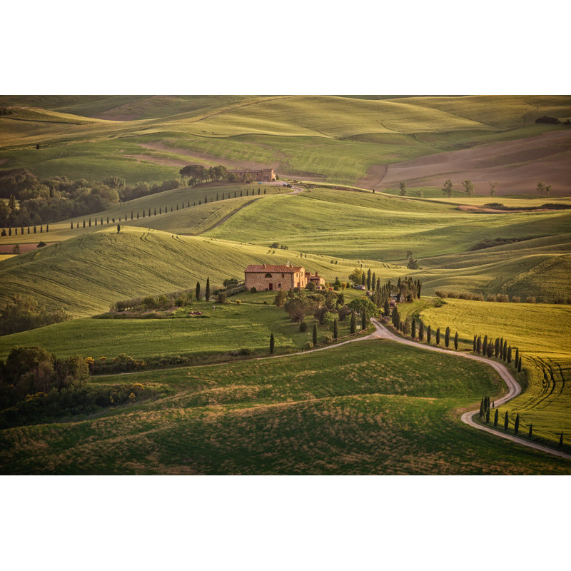 Sunny Afternoon in Tuscany 1 Piece Wrapped Canvas Wall Art, 51cm H x 76cm W x 3.8cm D