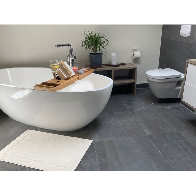 Bath Rug, Natural brown