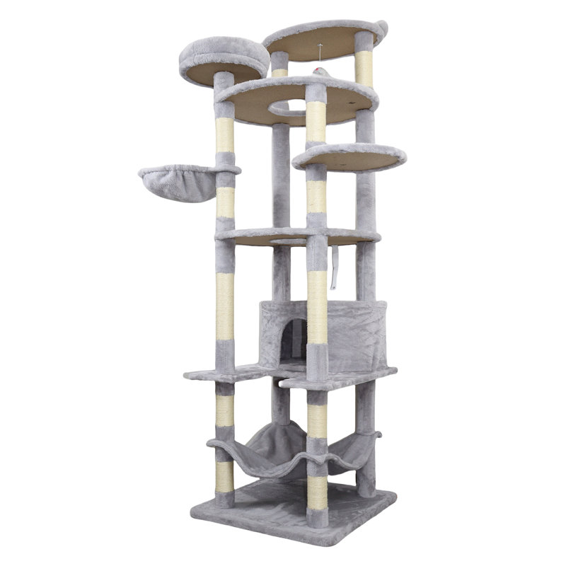 Tour pour chat Cy13 Grey, Gray