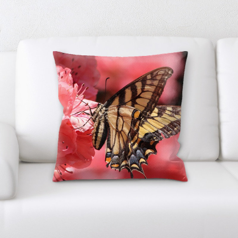 Coussin décoratif papillon