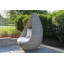 Fauteuil en osier gris