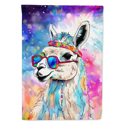 Drapeau de maison de lama hippie