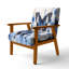 Chaise avec accoudoirs en velours Magiera-848677008-862026343