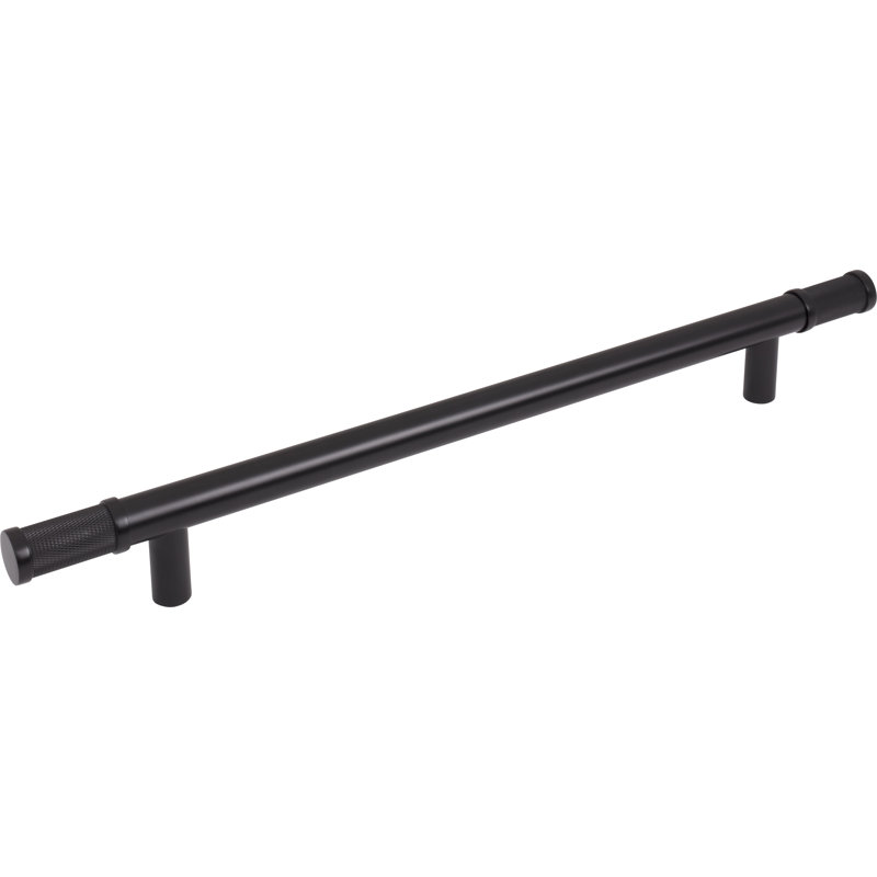 Burnham Appliance Pull, Flat Black, 12" Center To Center