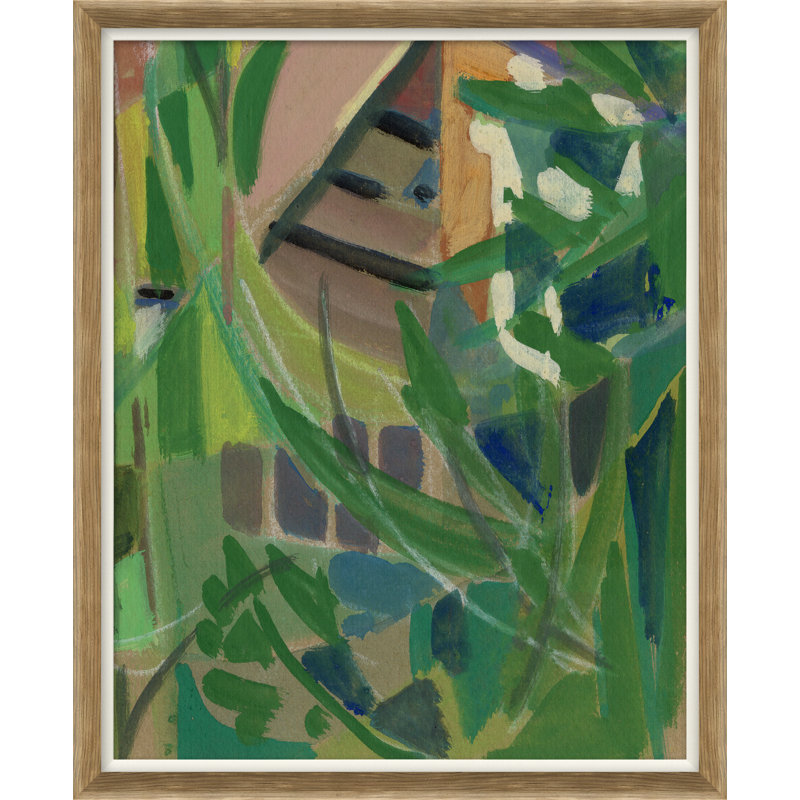 House of Abstraction 6 - Peinture encadrée sur papier