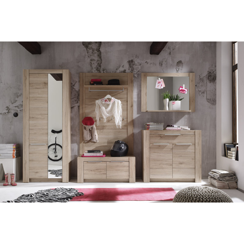 Hall Tree with Bench and Shoe Storage