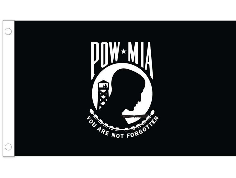 Drapeau en nylon Bryes Pow / Mia, 24 po x 36 po, Oui