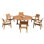 Vellore Outdoor - Piece Teak Dining Set