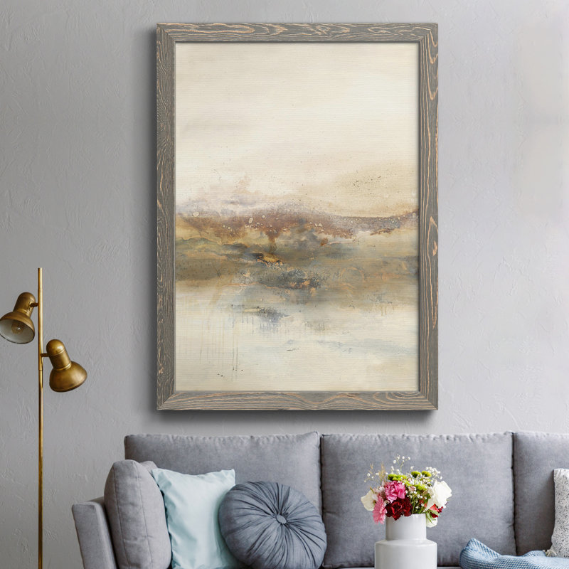 Impression sur papier «Keeping Secrets II», gris, H 37,5 po x l 27,5 po x P 1,5 po