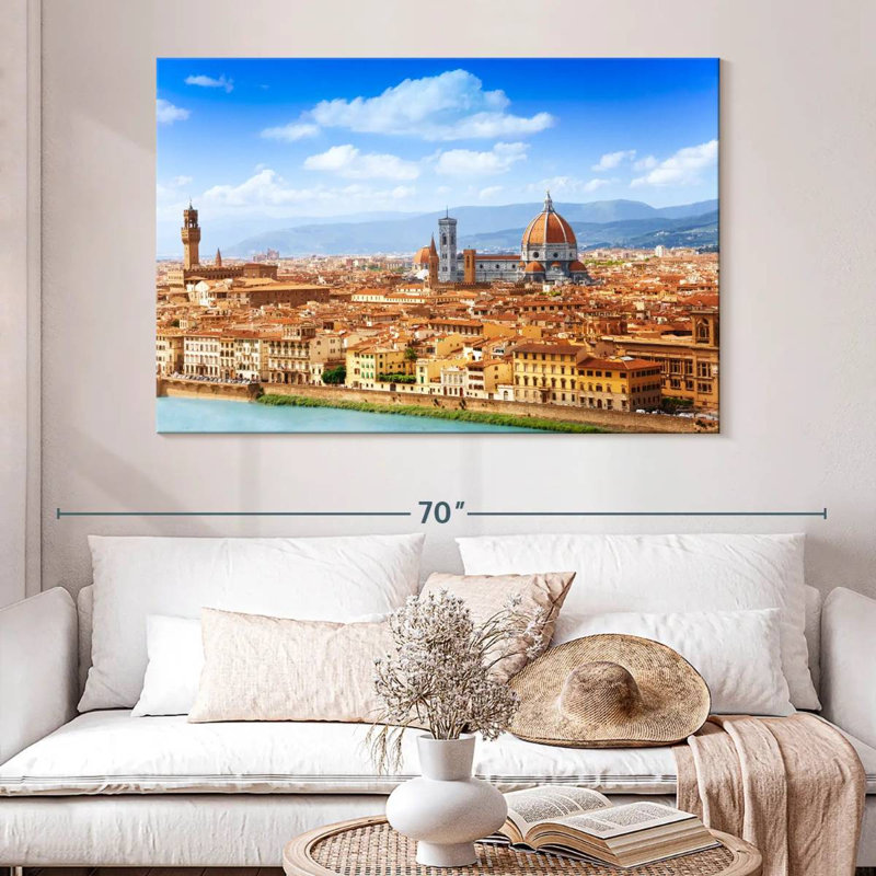 Nicci matin à Florence, H 34 po x l 51 po