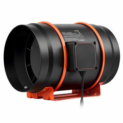 Inline Duct Fan, 807 CFM 8 inch EC Motor Ventilation Fan with 3-Speed Circulation, 10-Speed PWM Controller, Timer-Controlled Operation, Cooling for Grow Tents, Indoor Gardening, Hydroponics