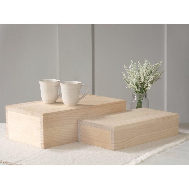 Ensemble de 2 caisses en bois