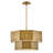 Facet Seven-Light Convertible Hexagonal Two-Tier Chandelier-94487039-94487038