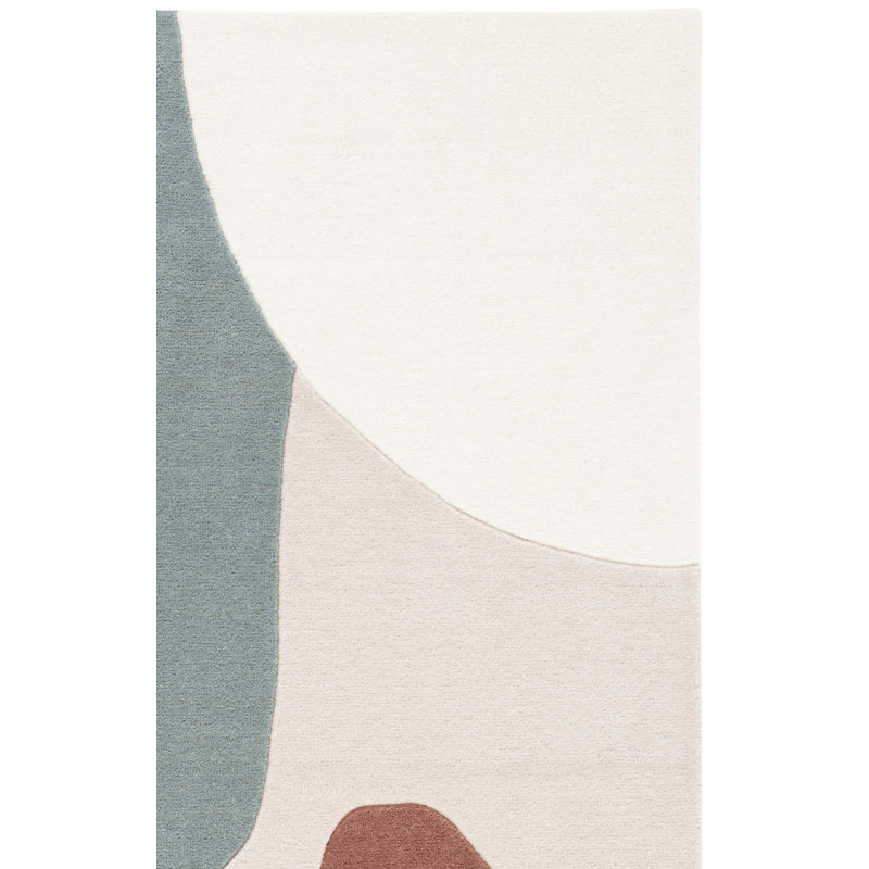 Heideman Hand Tufted New Zealand Wool Rug, Rectangle 6' x 9'