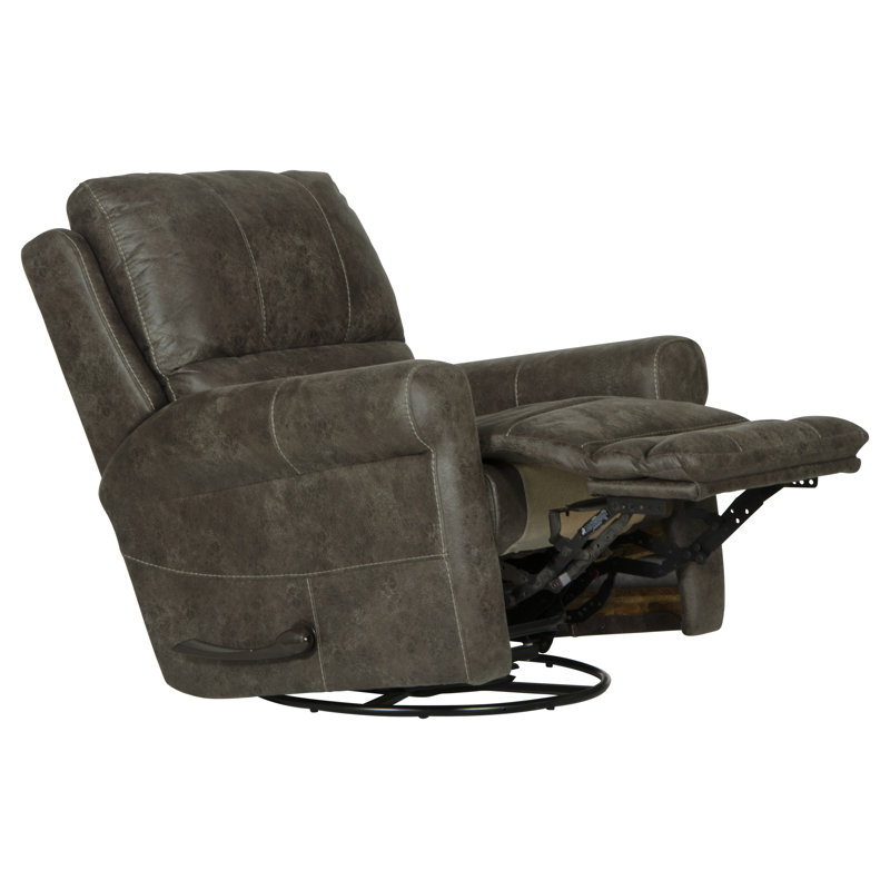 Maddie Upholstered Recliner, Ash, Manual