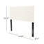 Tête de lit pour grand lit, tapissier, décor contemporain, tête de lit tapissier incluse pour la chambre à coucher, taille, design, outils fournis-121015910