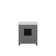 Minnetrista 30'' Single Bathroom Vanity with Carrara Marble Top