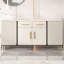 Buffet en bois manufacturé Modern White-2006749504