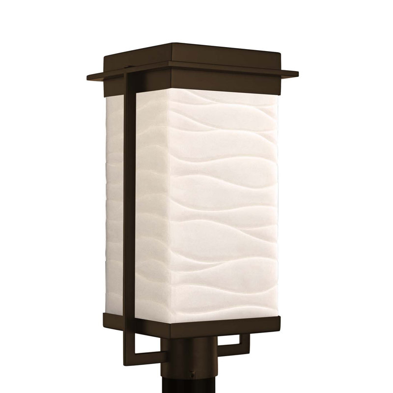 Milla Lantern Head, Matte Black, Waves
