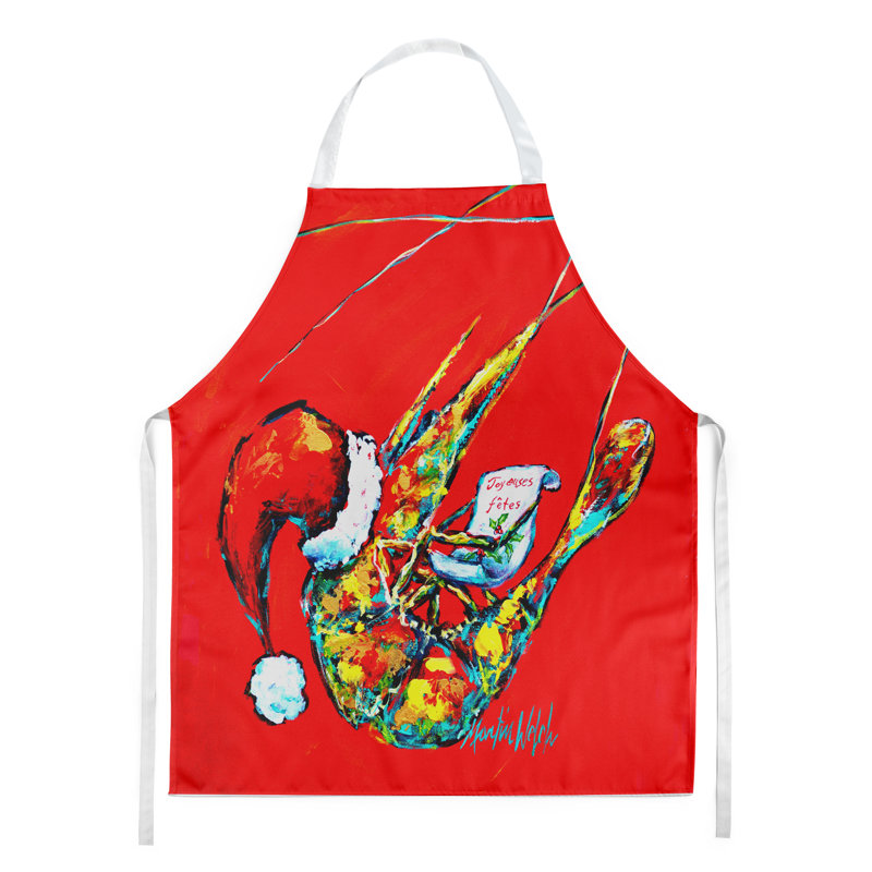 Tablier de crevette pour fêtes joyeuses