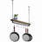 Ceiling Hanging Pot Rack with 8 S-Hooks-1191676469