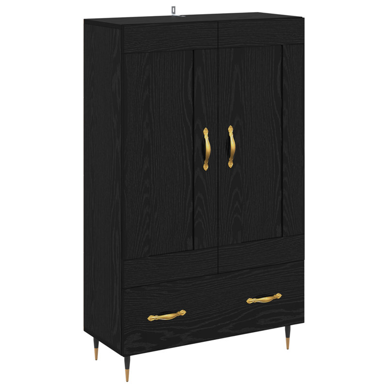 69.5cm Sideboard, Black Oak