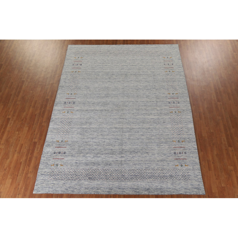 Tapis indien fait à la main Gabbeh 9 x 12
