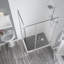 Cabine de douche rectangulaire l 77,6" x h 72" Bromley GS-285736523