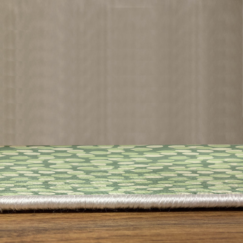 Tapis vert / vert pâle Laurel, Rectangle 10 pi x 15 pi