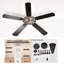 Ventilateur de plafond 52 po Kallaway