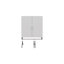 Armoire murale avec tringle H 26,93 po x l 23,46 po x P 15,35 po Aleg-1630599447