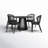 Buffolino 4 - Person Pedestal Dining Set-98202775-98202777