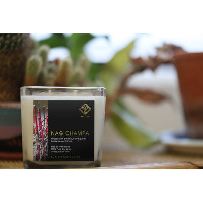 Nag Champa Scented Jar Candle