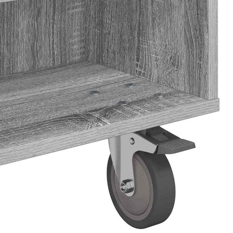 Coffee Table with Storage, Grey Sonoma