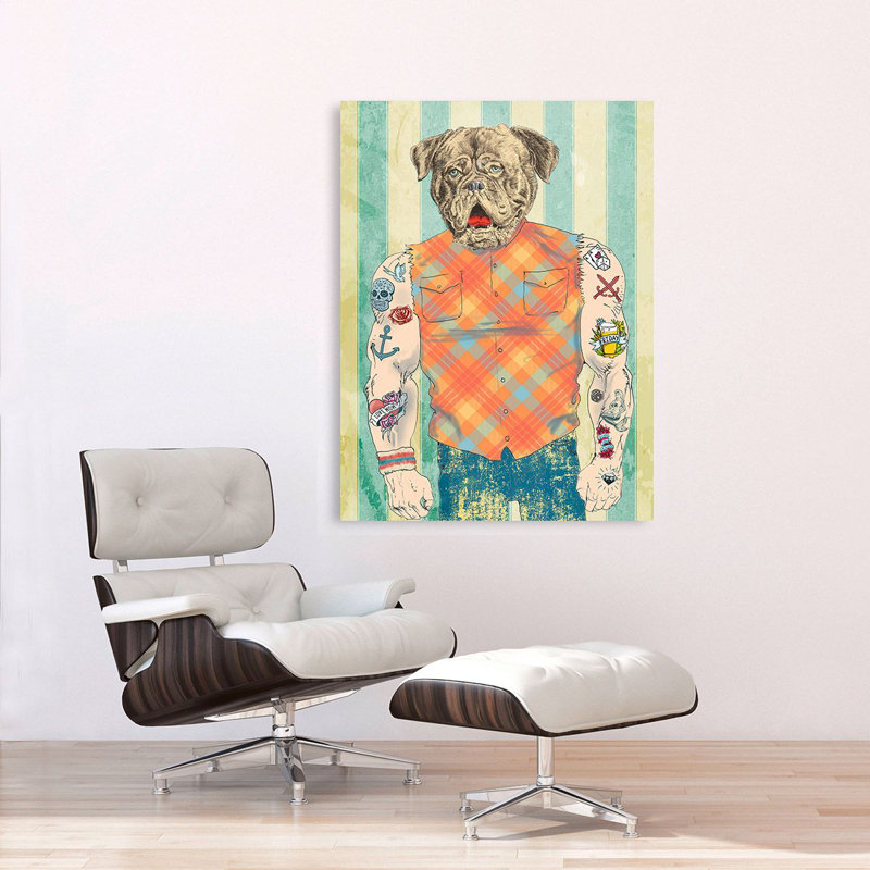 Gentle Giant by Matt Spencer - Wrapped Canvas Print, 80cm H x 60cm W x 4cm D