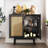 Aviram 31.5'' H Wicker Accent Chest, Sideboard with Adjustable Shelf-481918789