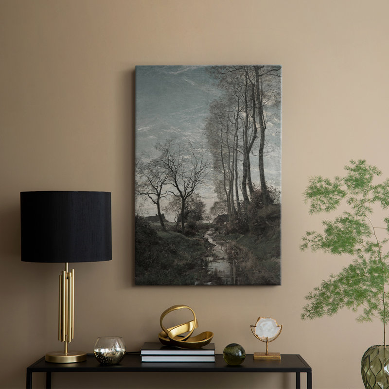 Paysage rétro CXLVII - galerie Cavas, H 60 po x l 40 po