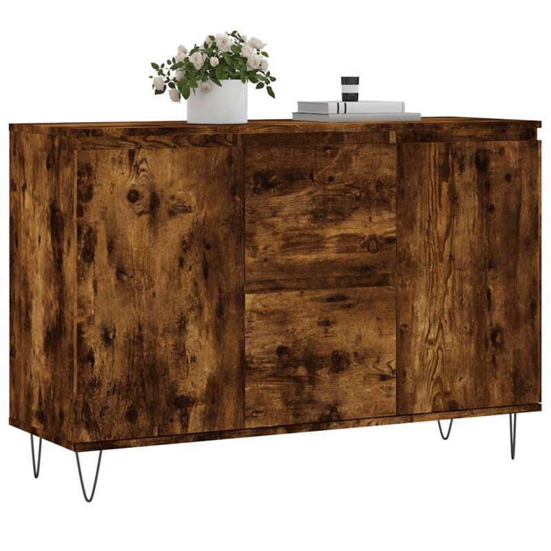 Sholes 104 cm W Server, Smoked Oak