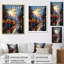 City trains at Night sur impression sur toile-143475889-143475894
