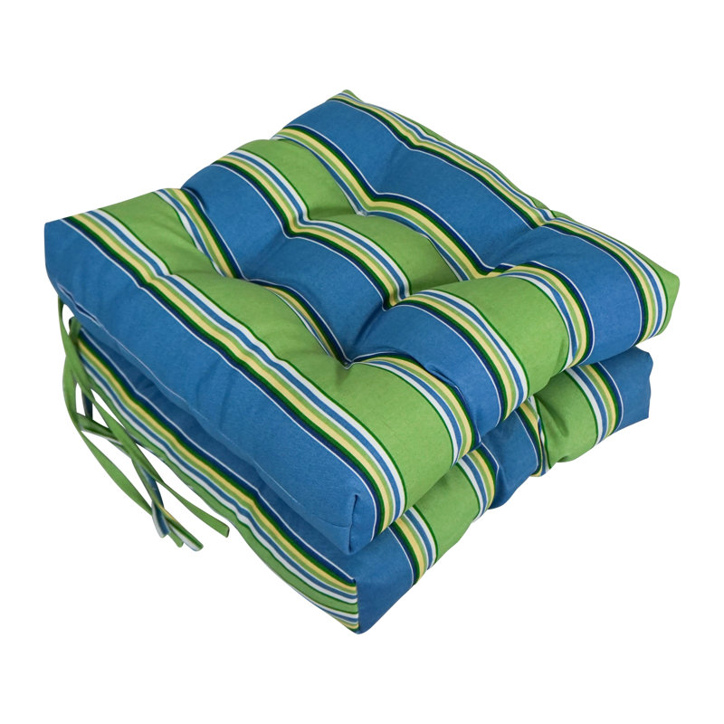Outdoor 3.5'' Seat Cushion, Haliwell Caribbean