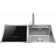 FOTILE Left Orientation, 2-In-1 In Sink Dishwasher 18-in Top Control Built-In Dishwasher, 57.8-dBA Standard Sound Level