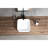 Modern Ceramic Wash Basin For Countertop - White, Easy To Clean Surface Square, Bathroom Fixture
