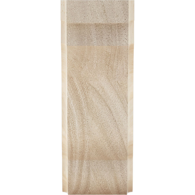 Support en bois Bedford, Hévéa, 3,5 po X P 7,25 po X P 9,5 po H