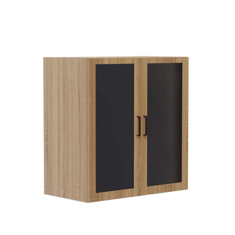 Mirella Cabinet with Glass Door Display, Sand Dune