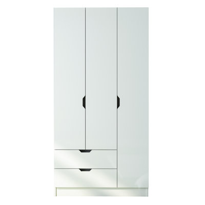 Lafrederick 3 Door Manufactured Wood Wardrobe