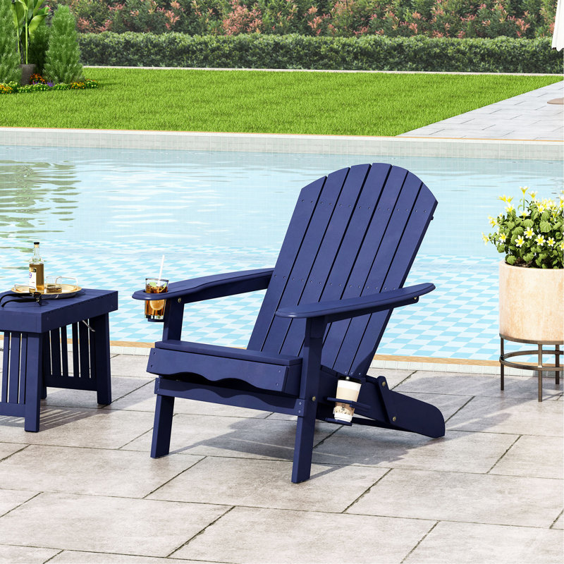 Chaise Adirondack, Bleu