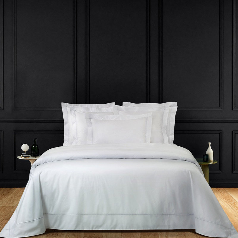 Athena Bedding, Twin Duvet Cover, Blanc