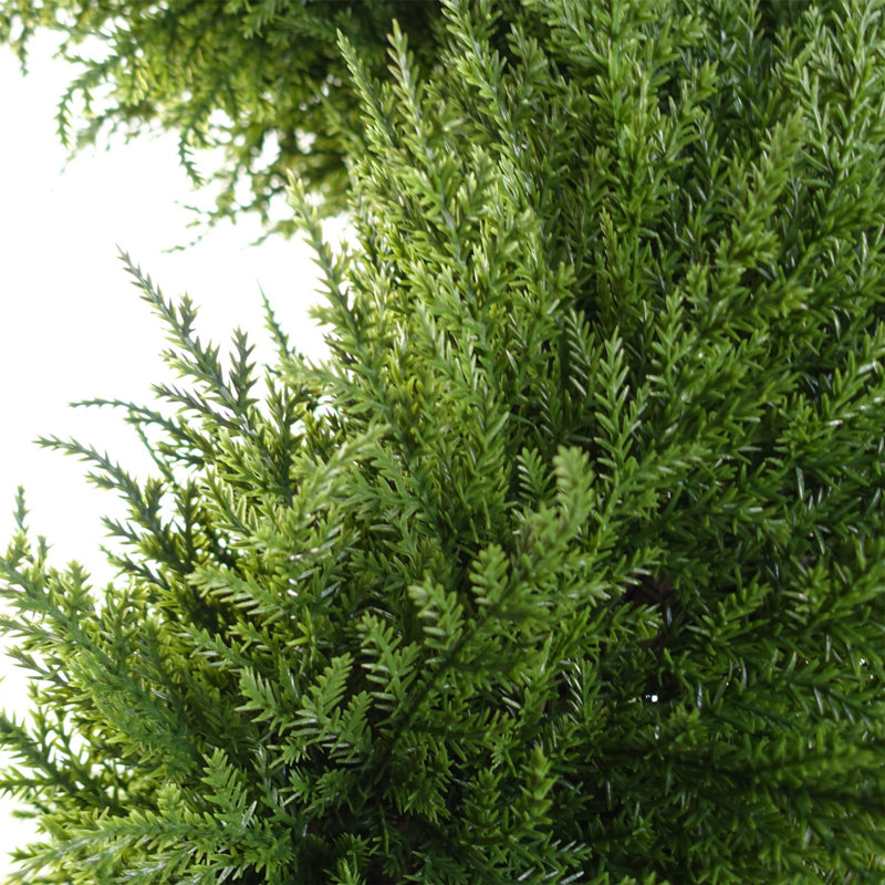 Pair of 120cm Artificial Cypress Sprial Topiary