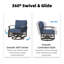 Fauteuil oscillant d'extérieur en métal 28,5 po-1069417536